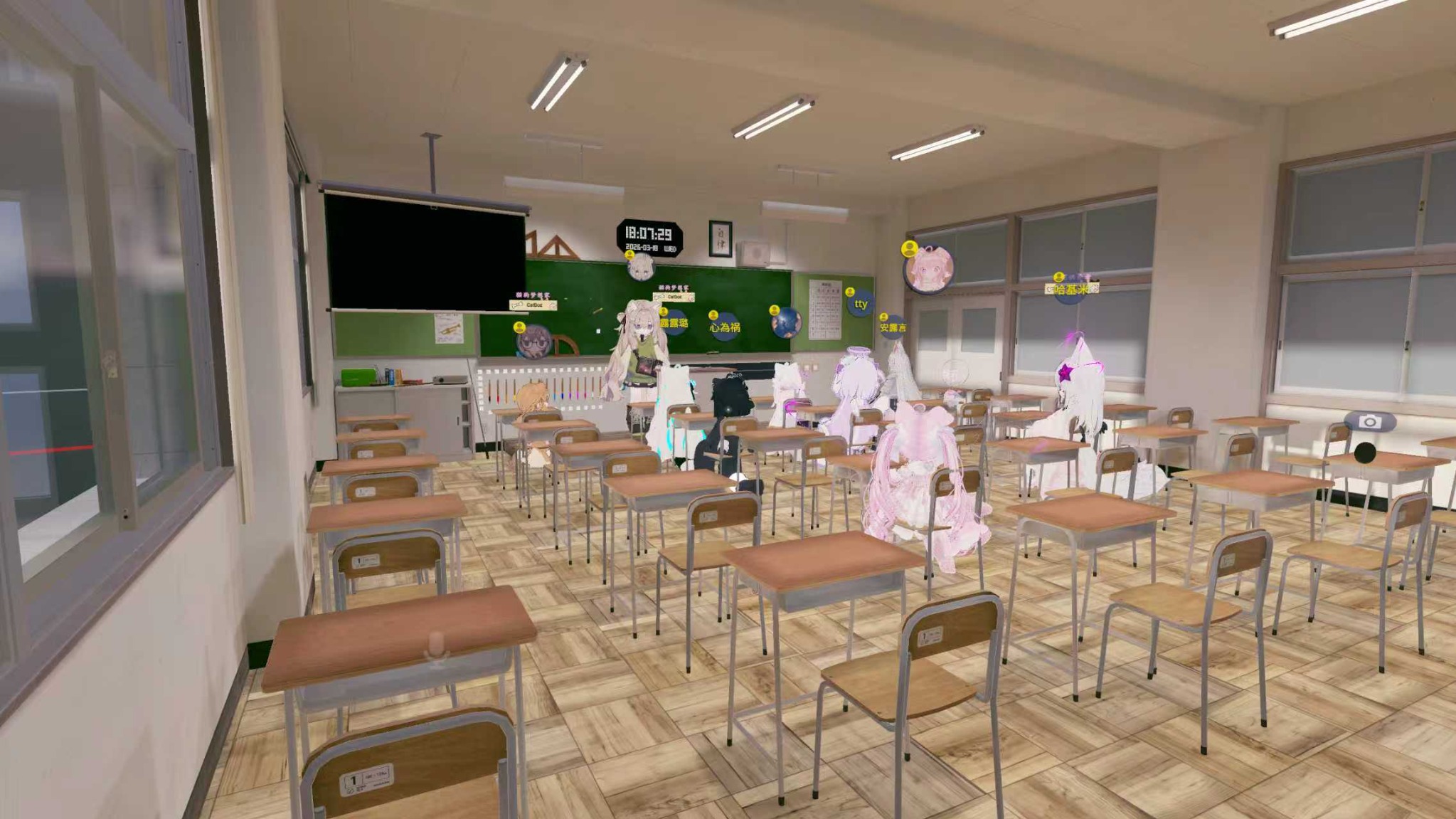 VRChat 课堂实景
